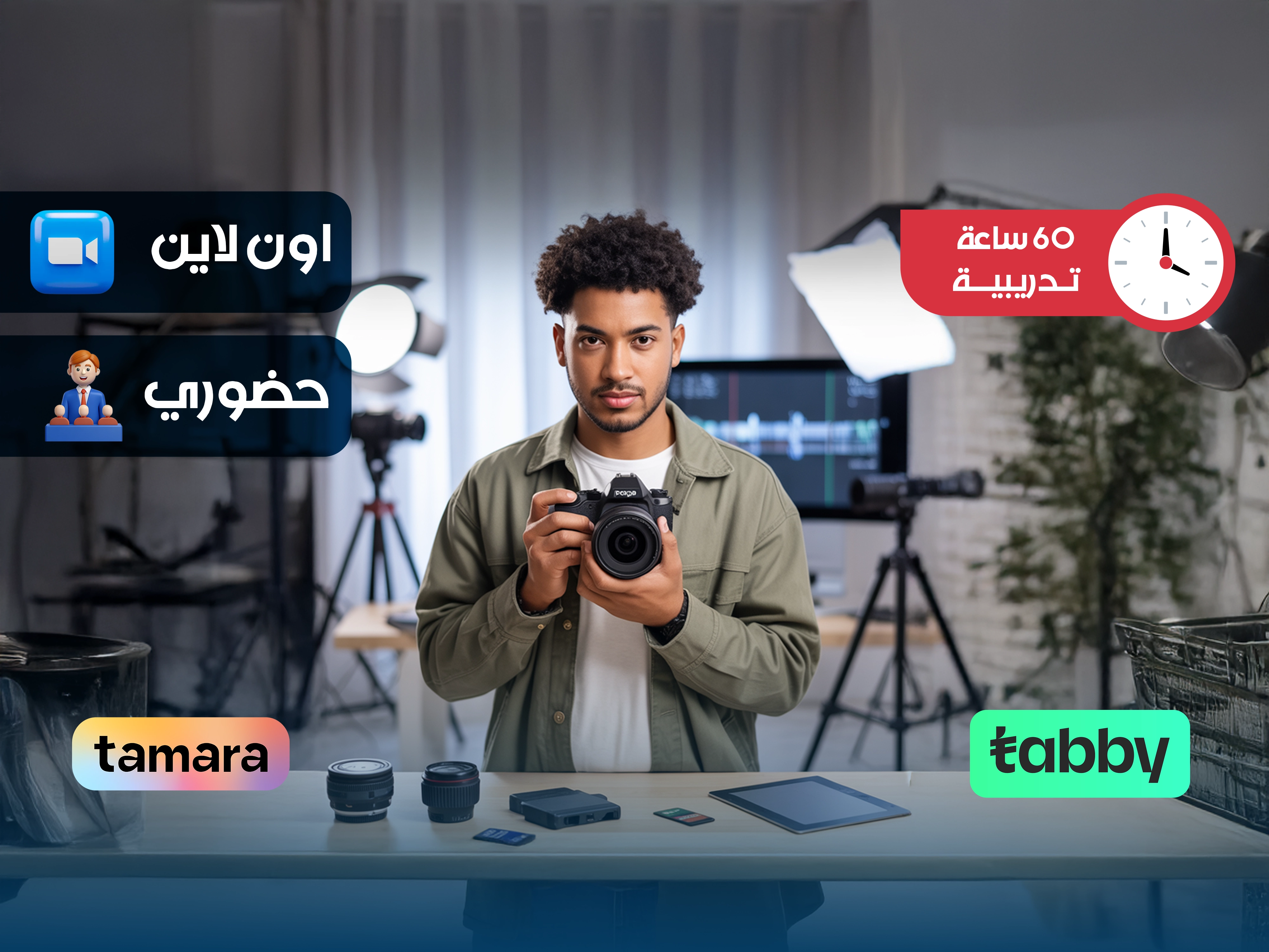البرنامج التدريبي في التصوير والمونتاج